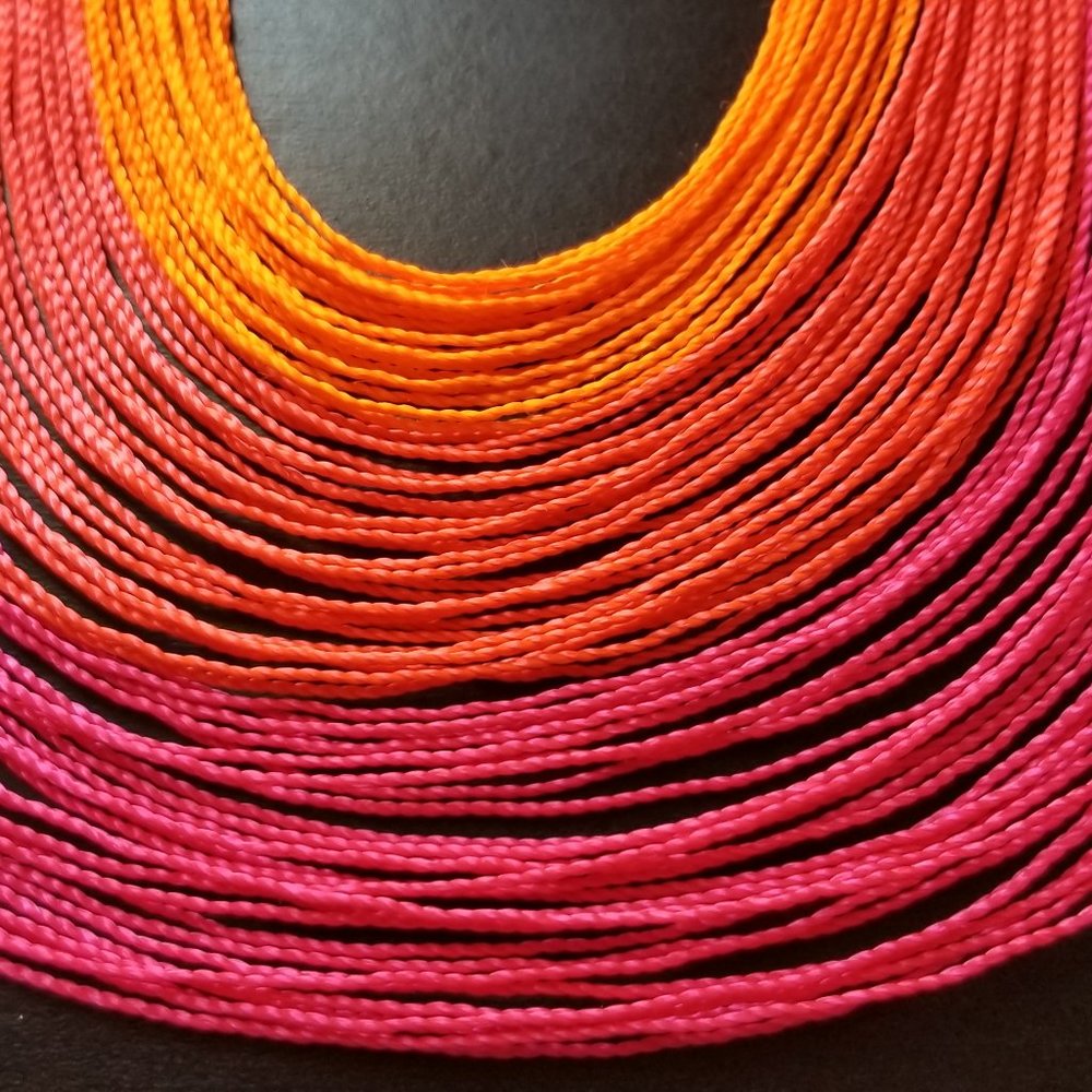 New Handmade Necklace Colorful 80 Strings - Picture 6 of 8
